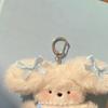 Cute Keychain with Decorative Bowknot Dog Pendant Fashionable Dog Keychain Bag Pendant Stylish Backpack Ornament