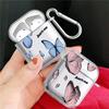 Case For Airpods Pro2 4 Pro3 1 Pro 2 3 Clear Earphone Cases Cover Red Blue Butterfly