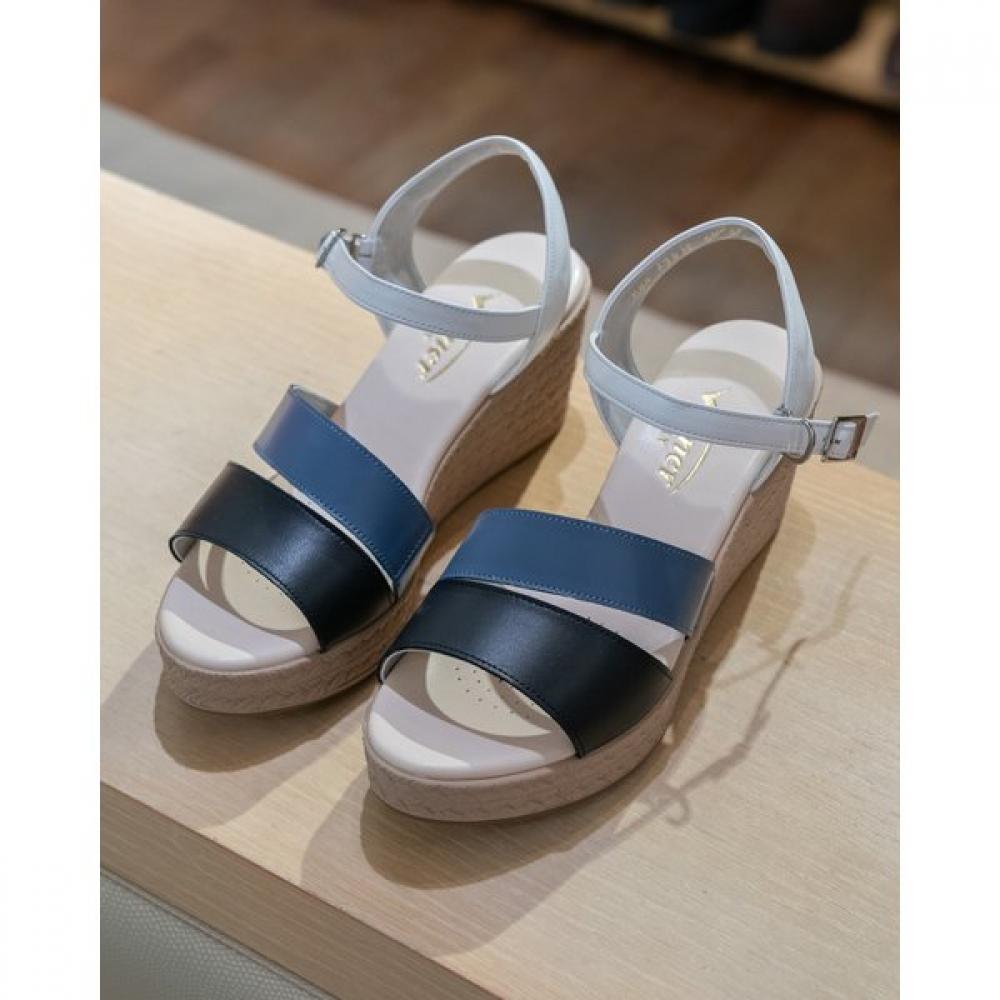 Vainer Women S Comfort Sandal Blue 305e 225