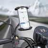 Motorcycle Phone Mount, Bike Phone Holder for Bicycle, Secure Motorcycle Handlebar Phone Mount with All Cell Phones