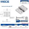 Thickened Stainless Steel Small Hinge for Folding Cabinet, Window, or Wooden Box with Lotus Leaf Design.