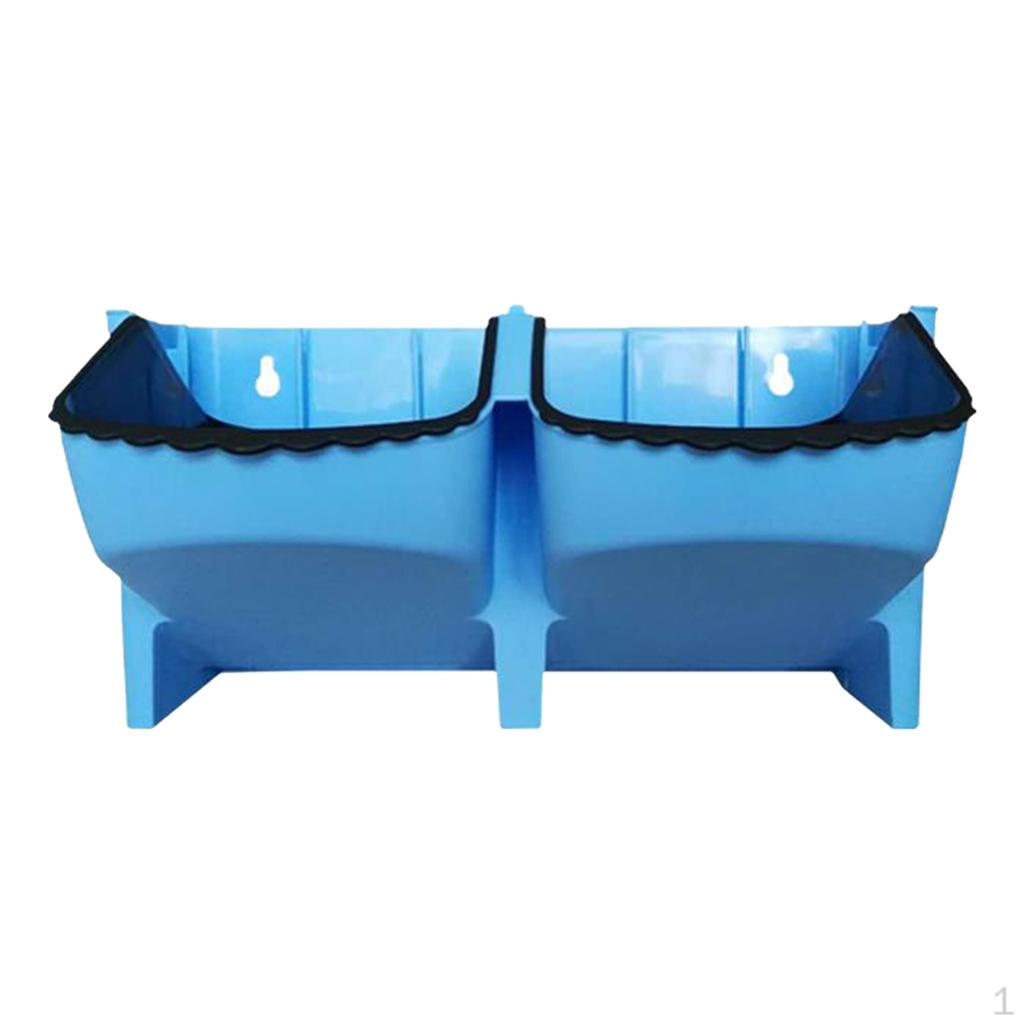 

Wall er Garden Plastic Pot DRAINAGE HOLES Mount синий