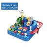 Children's Puzzle Car Space Track Toys Mini Rail Toy Kids Montessori Racing Train Mechanical Adventure Table Game Baby Gifts