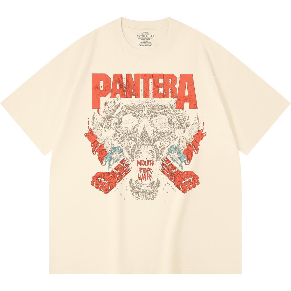 230 Gsm 100% Cotton Heavy Metal T-Shirt  Rock Band Popular Music Print Unisex Heavy Cotton T Shirt