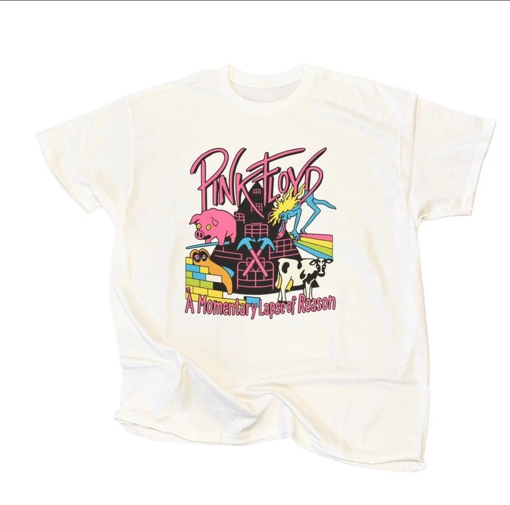 Pink Floyd Graphic Print Men's and Women's Loose Short Sleeved T-shirt, Suitable for All Seasons of Leisure and Luxury Clothing