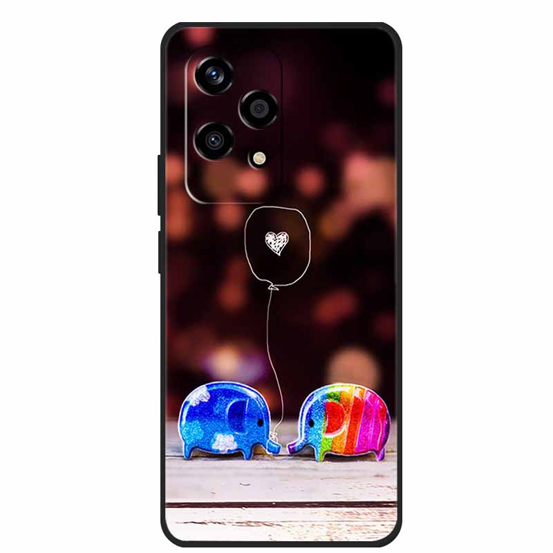 For Honor 200 Lite Cases Animals Soft TPU Painted Cat Phone Case Back Cover For Huawei Honor 200 Lite 5G Protection Bumper funda