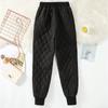 Light Down Warm Silk Cotton Pants Loose Large Size Fashion Casual Harlem Clip Cotton Pants Female Winter