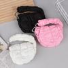 Mini Bag Mini Cloud Waist Pack Lightweight Solid Secure Button Closure With Decorative Coin Purse And Headphone Bag