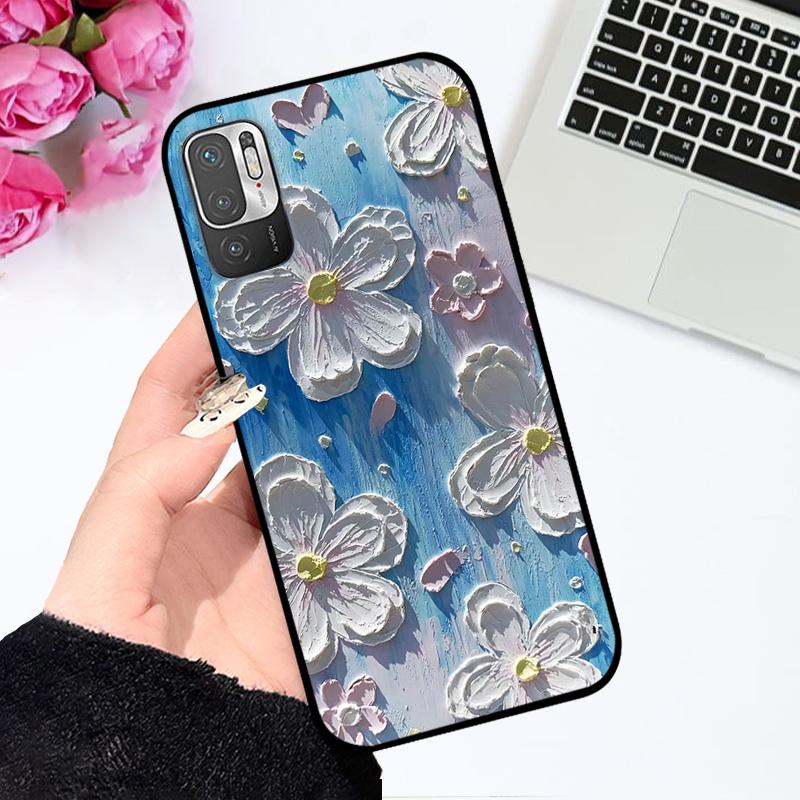 For Redmi Note 10 5G Case M2103K19G Soft Silicone Phone Shell For Xiaomi Redmi Note 10 JE Shockproof Bumper Cover Coque Fundas