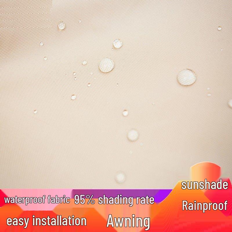 Thickened Outdoor Sunshade Net: Triangular Sail Canvas for Terraces, Balconies, Gardens, and Courtyards