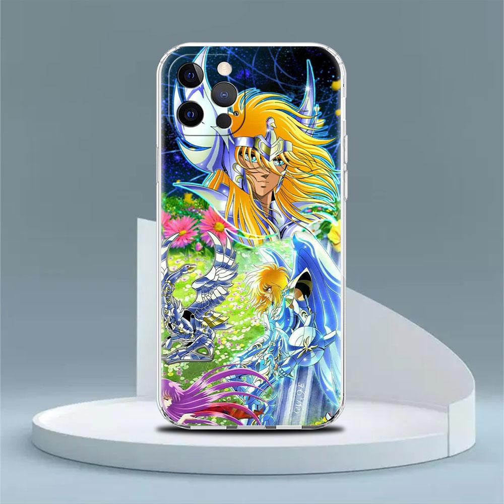 Sainte Seiya Japan Anime Cover For Apple iPhone 14 13 12 11 Pro Max XS XR max X 8 7 6S 6 Plus Silicone Soft Phone Funda Case