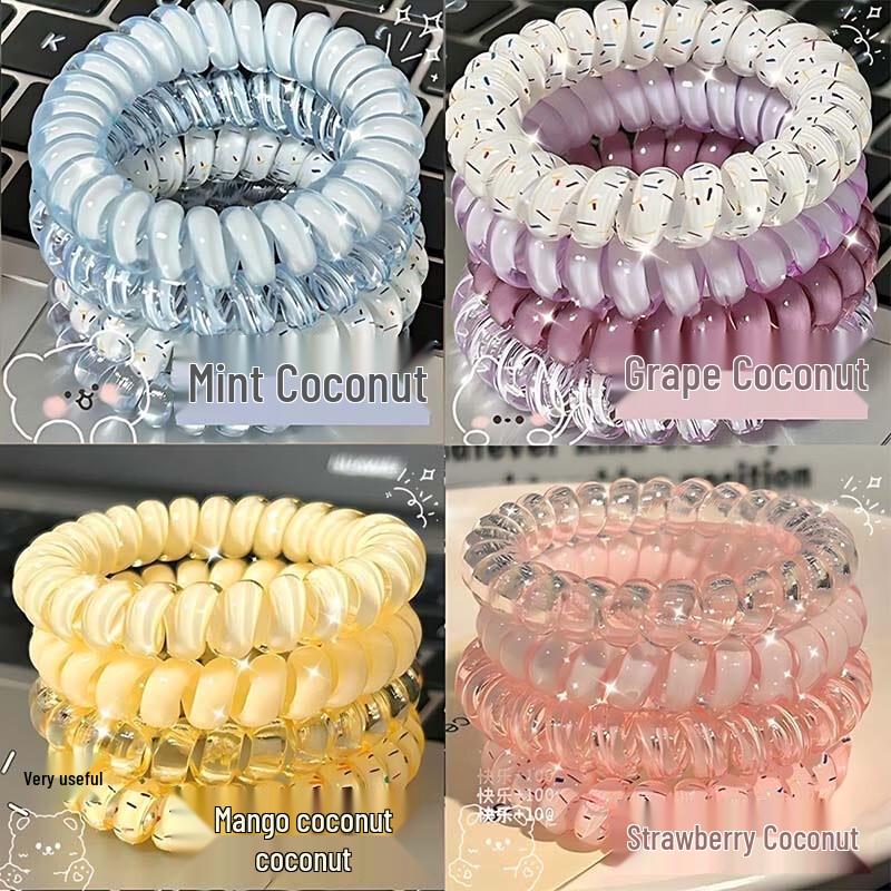 

Fresh Telephone Wire Hair Ties