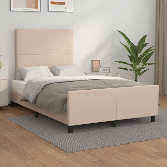 VidaXL Bed Frames with Headboard, Upholstered Bed, Double Bed, Adult Bedroom Interior Bed, Modern, 3270553