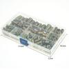 140PCS Zinc Alloy T-Shaped Trapezoidal Nuts with Washers - Internal & External Threads Pre-embedded Set