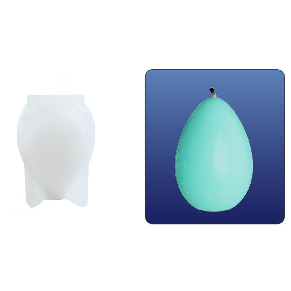 

Handmade Craft Easter Geometric Eggs Mold Non-Stick Aromatherapy Egg Mold Resin Crafts Style F