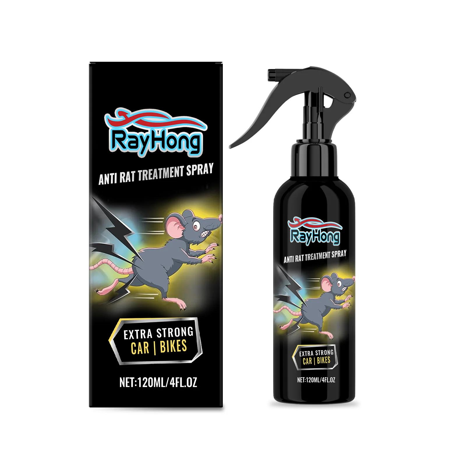

Engine Rodent Deterrent Spray - Gentle Formula for Effective Car Protection чёрный