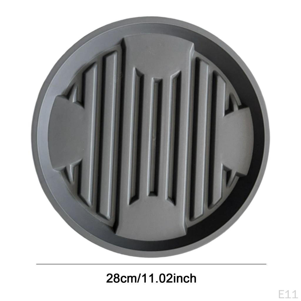 Circular Plant Stand for Effortless Flower Pot Mobility