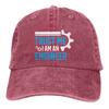 Trust Me I Am Engineer Baseball Cap Blue Logo Streetwear Unisex Men Washed Trucker Hat Breathable Design Cap