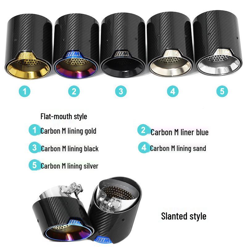 BMW X3M X4M F97 F98 Carbon Fiber Exhaust Tail Pipes