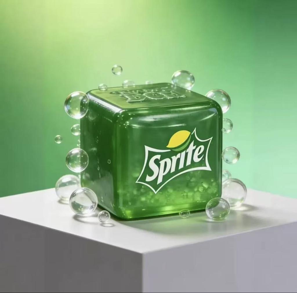 2026 Hot Cola, , Glaçons Fanta Needoh Squeeze Fun 5.5CM Cube d'Eau Maltose Jouet Anti-Stress Souple