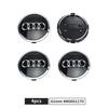 For Audi  A5 60/61/68/69mm Car Emblem Wheel Hub Caps Hubcap Badge Styling For Audi B5 B6 B7 B8 B9 A3 8P 8V 8L A5 A6 C6 C5 C7 4F A1 A7 A8 Q2