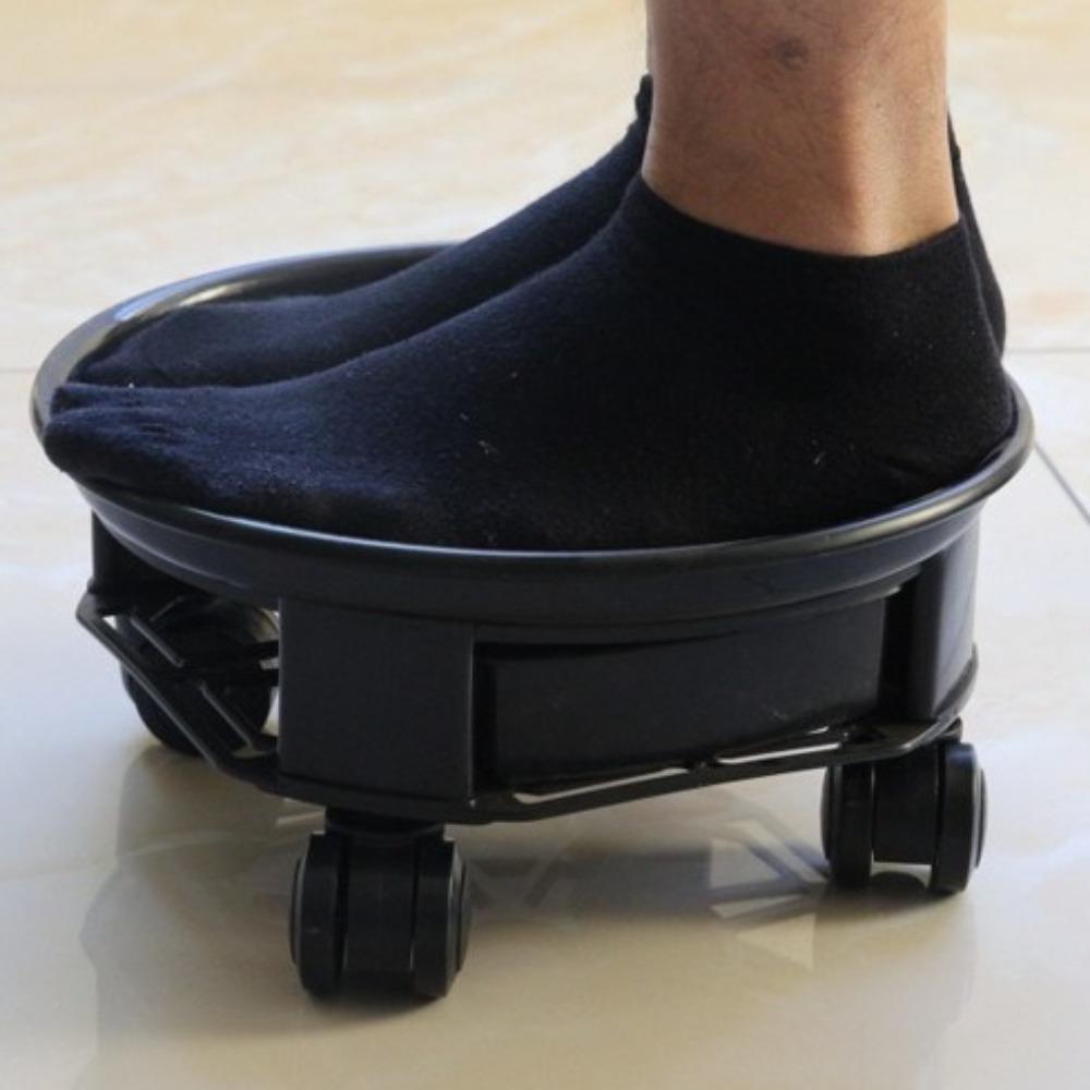 Round Movable Flower Pot Tray 360-degree Rolling Flower Pot Mover  For Home Garden Outdoor