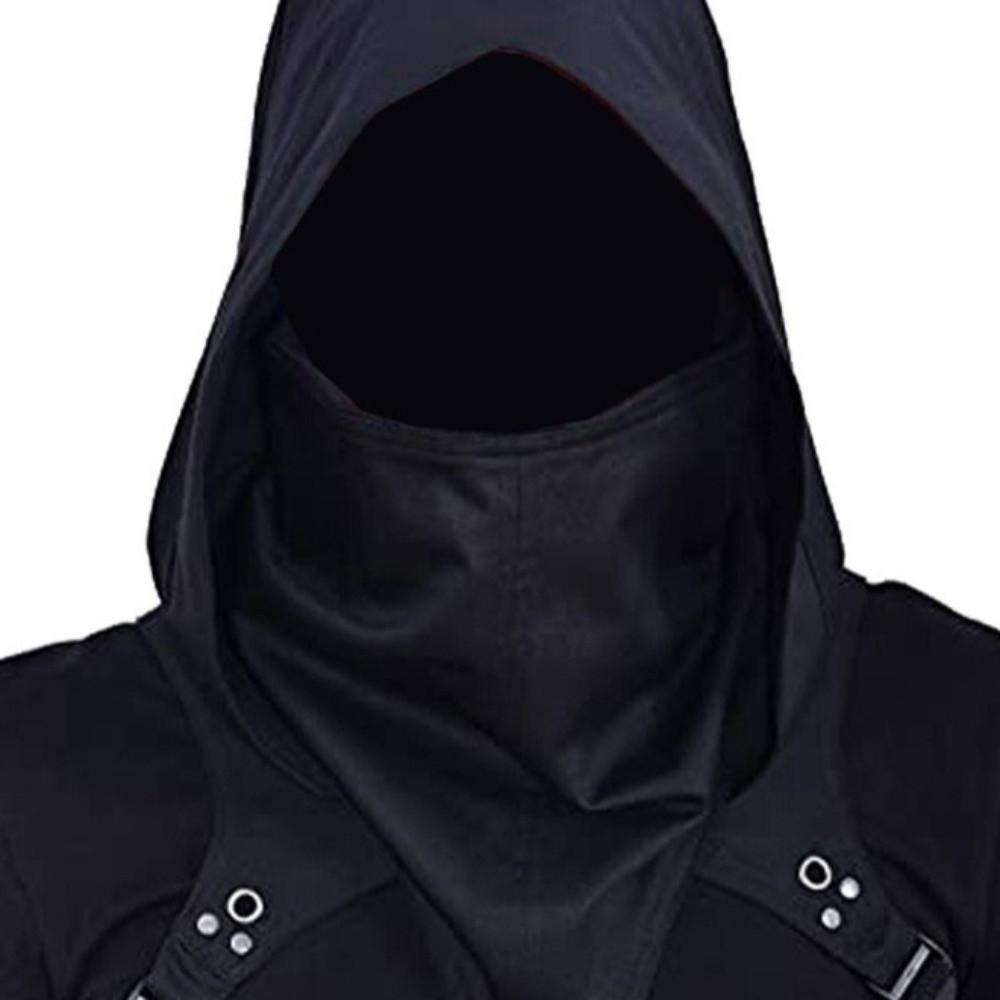 Cowl Style Vintage Pirate Cosplay Cap Ethnic Cyberpunk Assassin Cosplay Cape Scarf Halloween Party