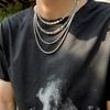 Creative Men's Necklace Fashion Casual and Elegant Multi-layer Tassel Metal Accessories Necklace Sweater Chain
