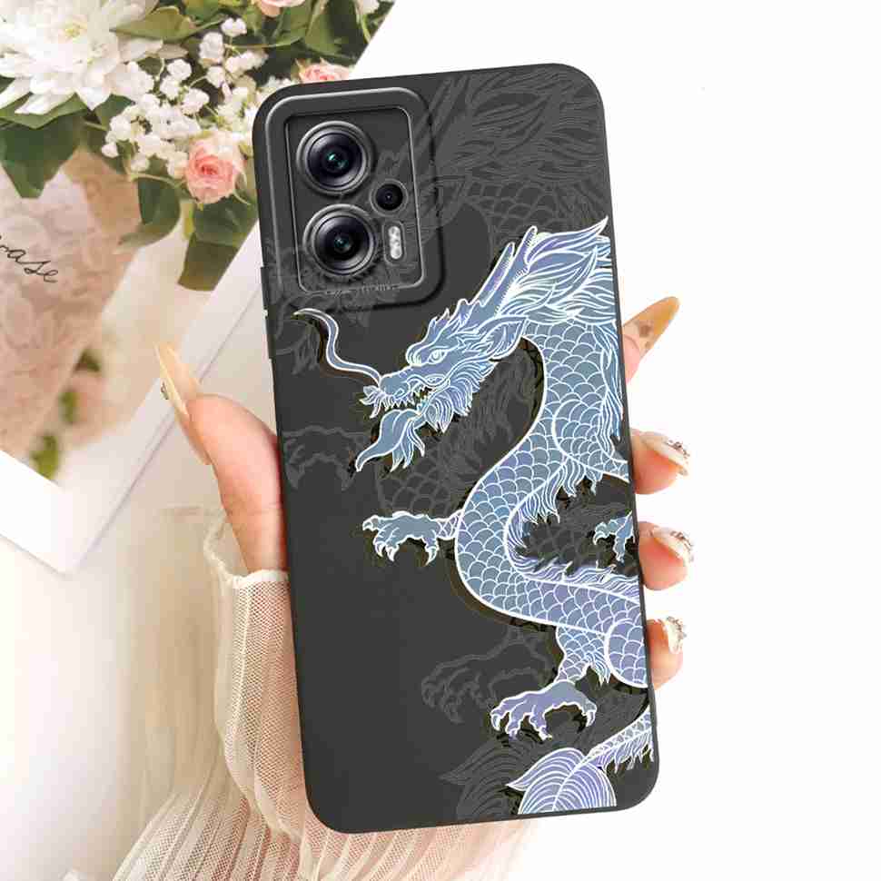 For Redmi Note 11T Pro 5G 22041216C Case Stylish Painted Flowers Silicone Cover For Redmi Note 11T Pro 11T PRO 5G Phone Cases