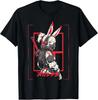 Anime Manga Cyberpunk Aesthetic Techwear Harajuku Bunny Girl T-Shirt