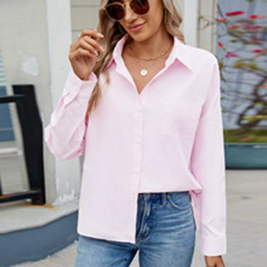 New 2025 Women's Casual Striped Knitwear Lapel Sweater Top