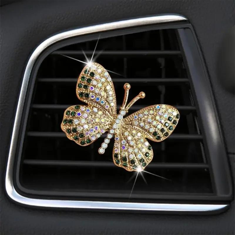 Universal Water Butterfly Auto Air Freshener Durable Exquisite Car Air Outlet Perfume Clip Fragrance Accessory