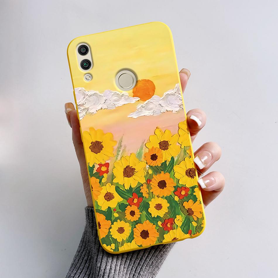 For Huawei Honor 8X Case Honor8X JSN-L22 JSN-L21 Bear Phone Case Soft TPU Cover Funda For Honor 8C BKK-L21 BKK-LX1 Honor8C Capa