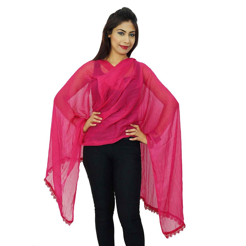 Chiffon Mischung Schals Dupatta Frau Chunni Indische Stola Werfen Sarongs Wraps