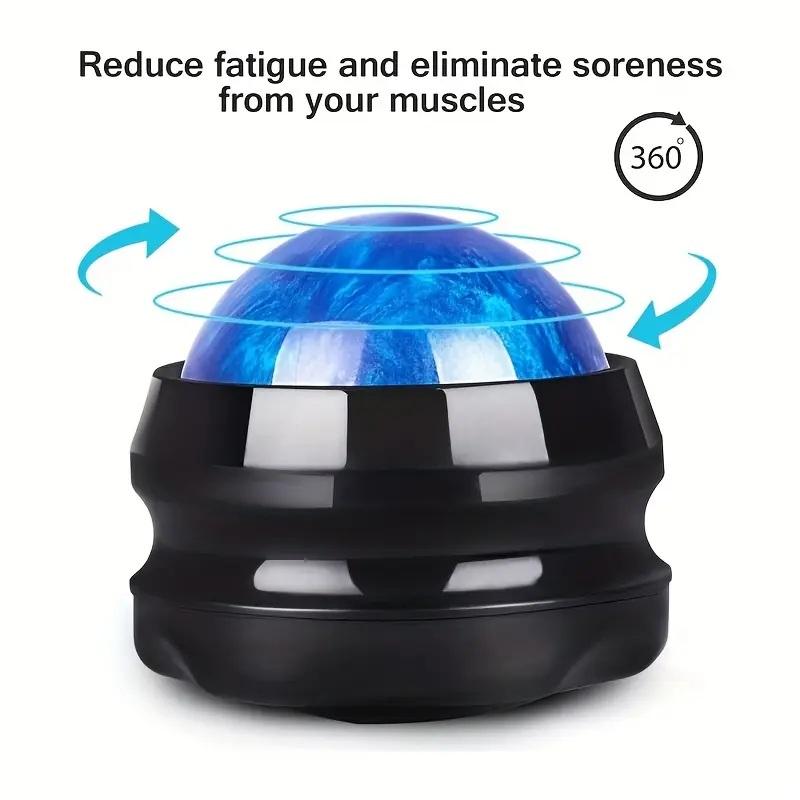 1 stk Håndholdt massasjeball for dypvevsmassasje, Brukes for å avslappe muskelhinnene i nakke, skuldre og rygg