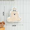 Hanging Style, Thickened, Super Absorbent, Cute Cartoon, Hand Towel, Coral Fleece, Small Square Towel, Dual-use for Kitchen and Bathroom