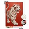 DIY Pearl Diamond Art Painting Kits for Adult and Beginners, Majestic Tiger Sparkling Painting Craft Home Wall Decor Handmade Gift