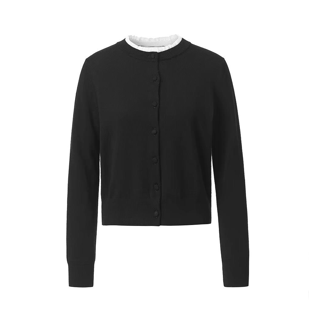 

2025 Women s High-End Autumn Merino Wool Knit Cardigan M