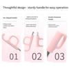 Precision Eyelash Curler with Ergonomic Handle Volumizing Eye Lash Curler Natural Long Lasting Lashes Curling Tools for Women Makeup