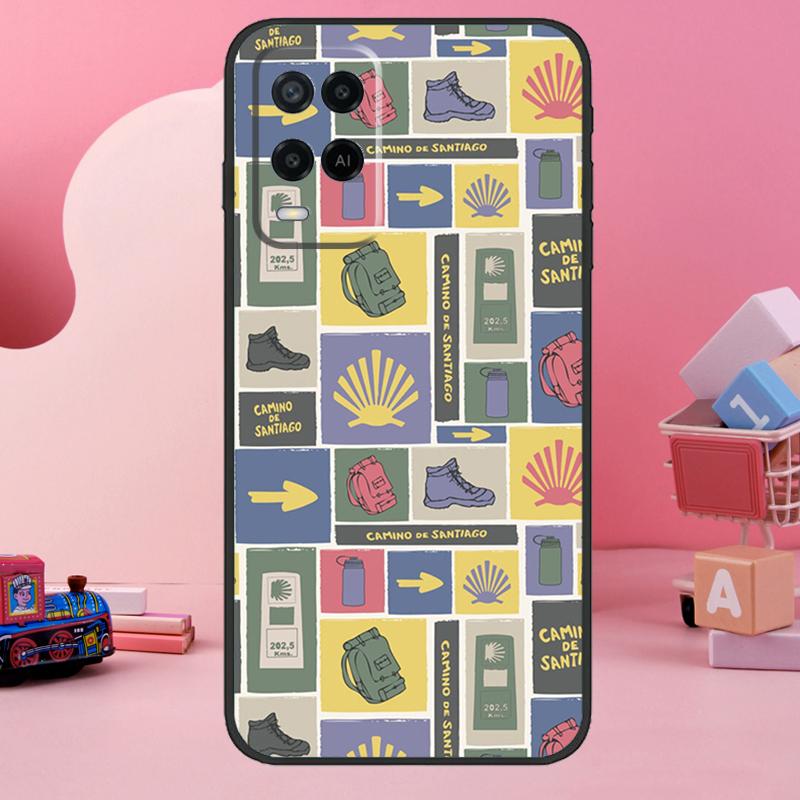 Camino De Santiago Case For OPPO A17 A77 A57 A54 A53 S A31 A5 A9 A15 A52 A72 A91 A93 A74 A94 A16 A76 A96 Cover