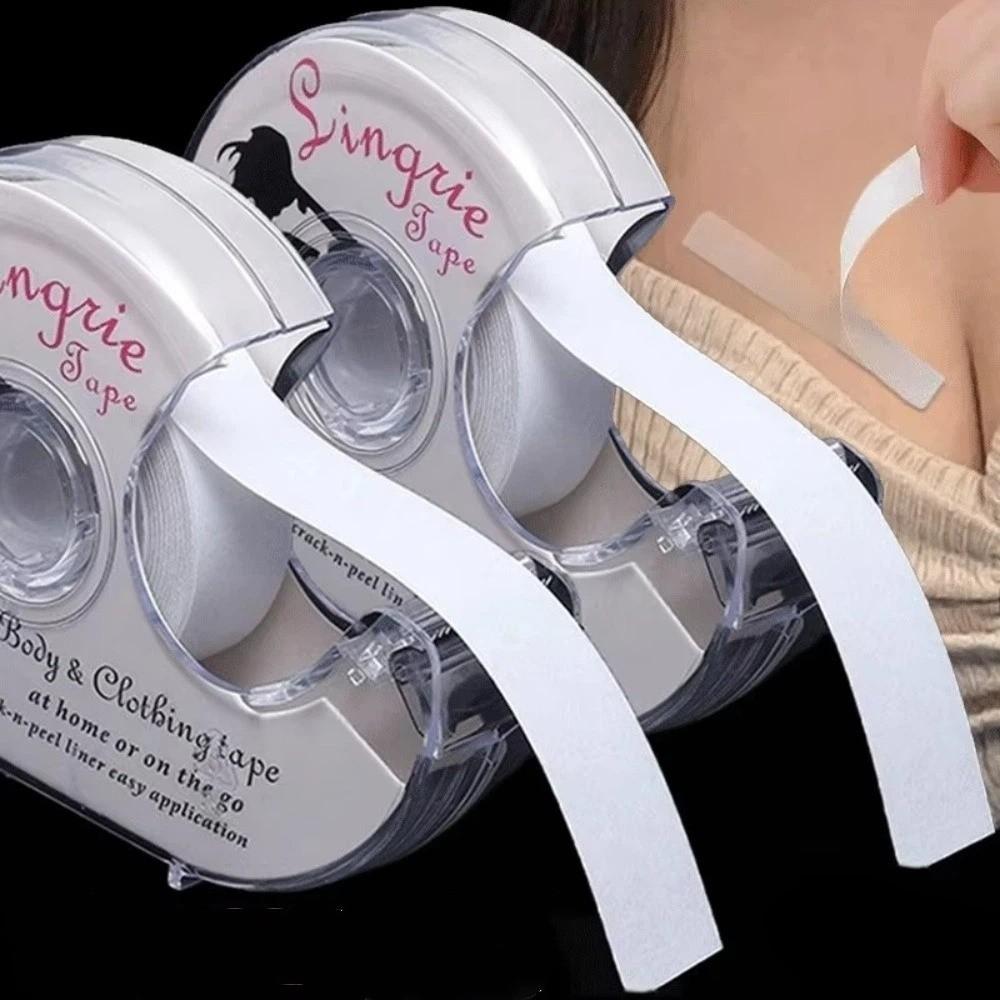 Self-Adhesive Double Sided Body Tape Invisible Clear Lingerie Tape Anti-wardrobe Tape Womens