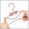 5 Pcs Portable Clothes Hanger Children Toddler Baby Clothes Coat Plastic Hangers Hook Household Kids Clothing Organizer