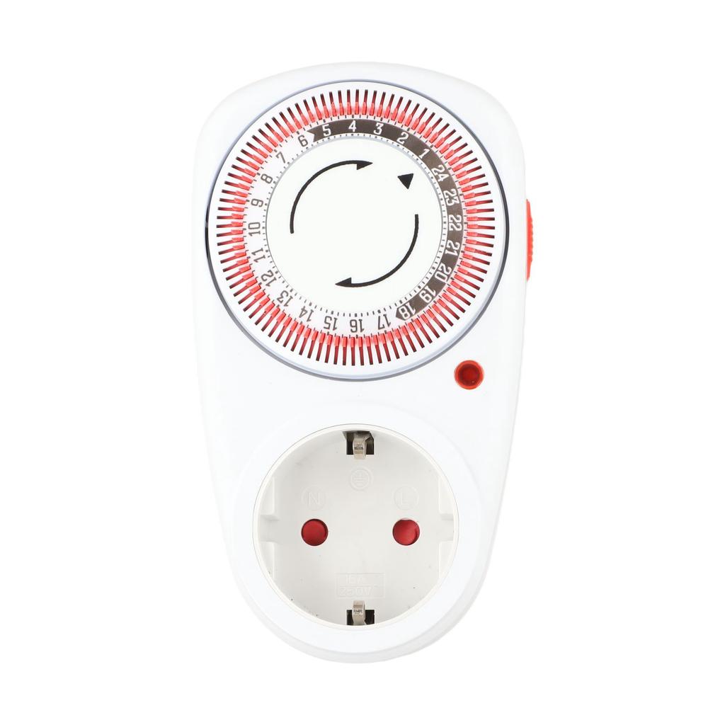 For Household Appliances Mechanical Timer Socket For Energy Management European Standard Flame Retardant Material