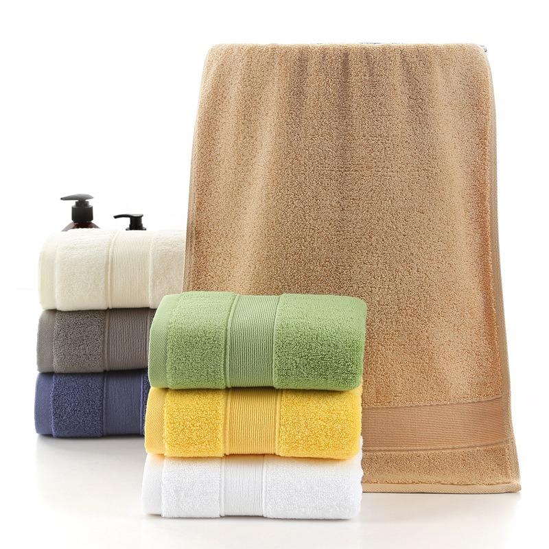 1PC pure cotton towel thickened cotton bath towel pure cotton