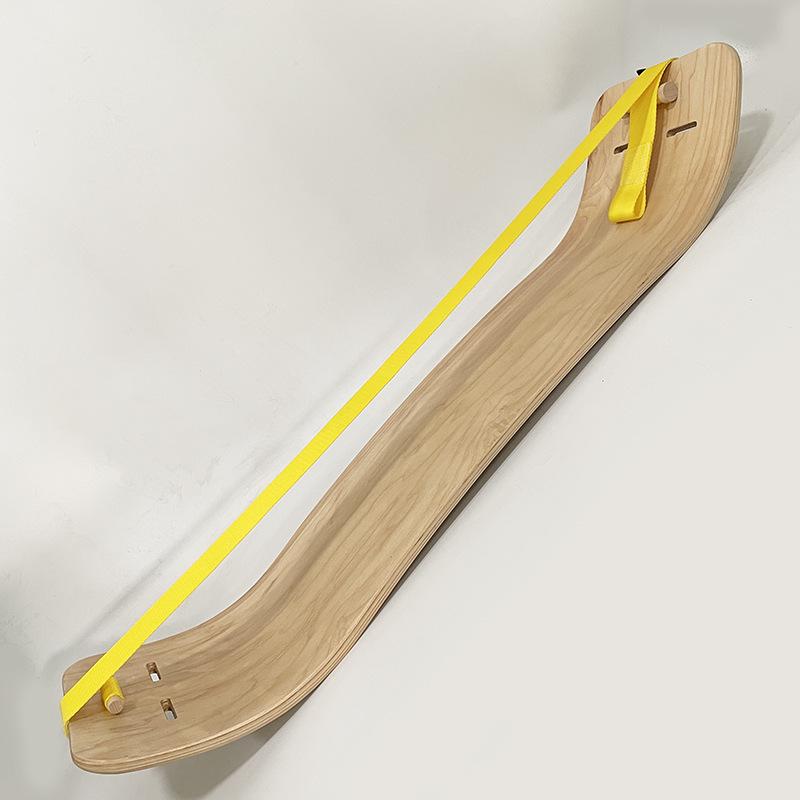 Maple Wood Flat Balance Board for Yoga and Ski Training
