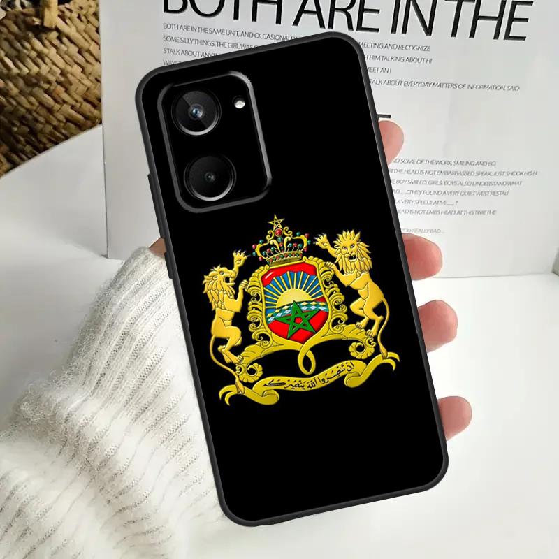 Morocco Maroc Moroccan Flag For Realme GT6 GT7 15 Pro 10 11 12 13 14 Pro Plus C55 C71 C75 C67 C63 C61 C53 C35 C65 Case