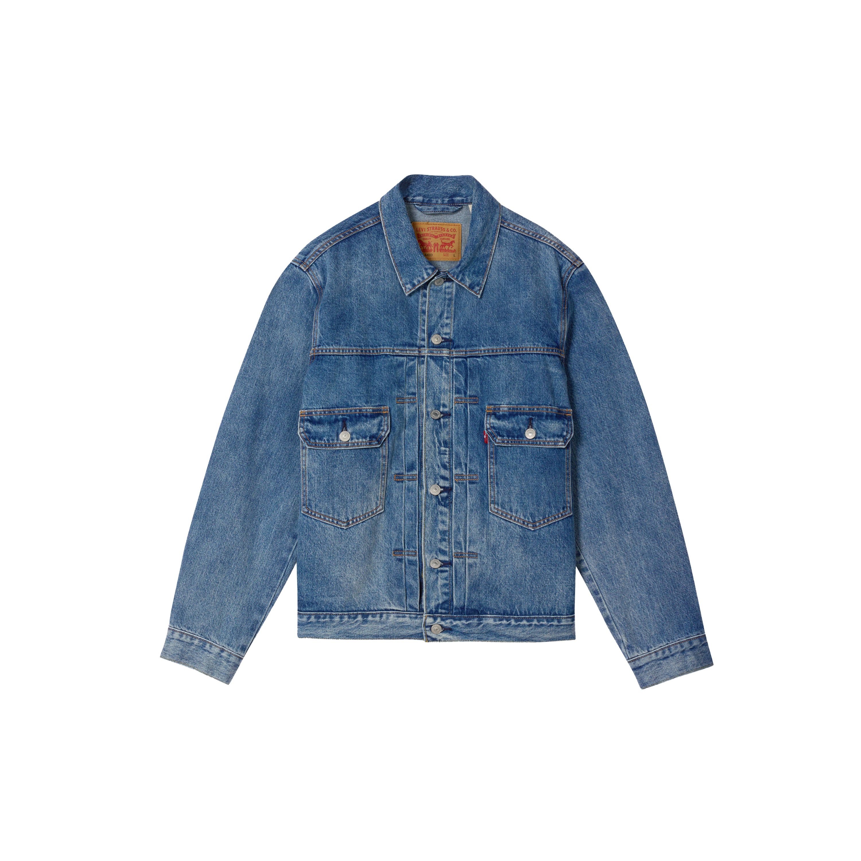 Levi s Type II Trucker Denim Jacket Blue Men A7632-0018 XL