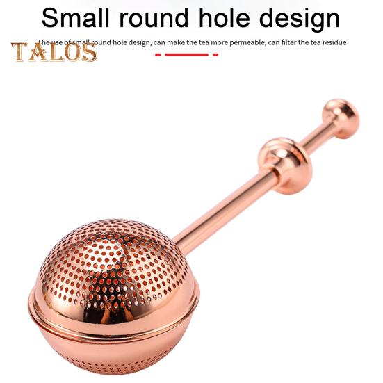 Stainless Steel Tea Infuser Ball Long Handle Fine Mesh Tea Filter Strainer Ball Food Grade Metal Loose Leaf Steeper Kitchen Gadgets
