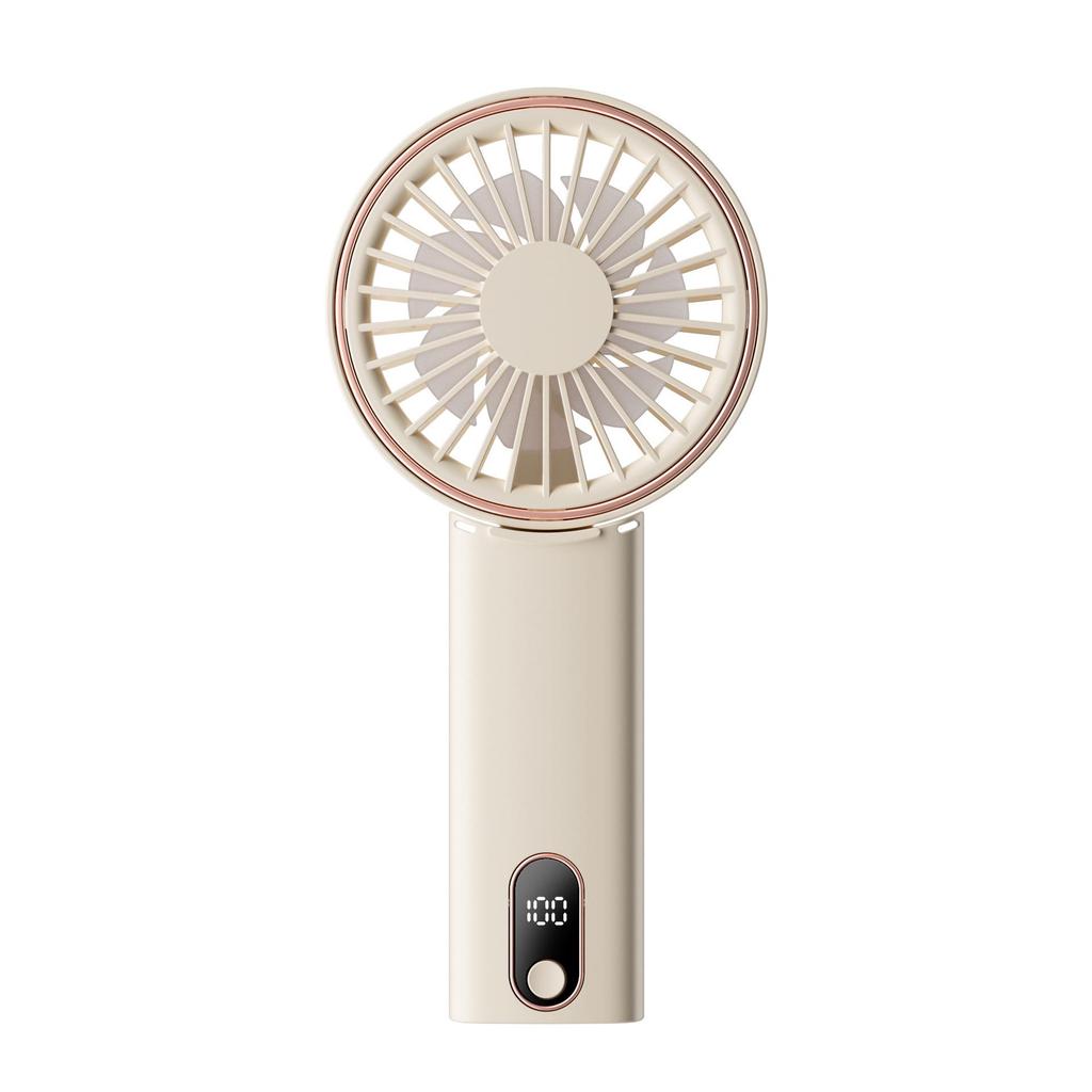 Portable Foldable Silent Fan: Handheld, Desktop, & Neck-Mounted Phone Holder