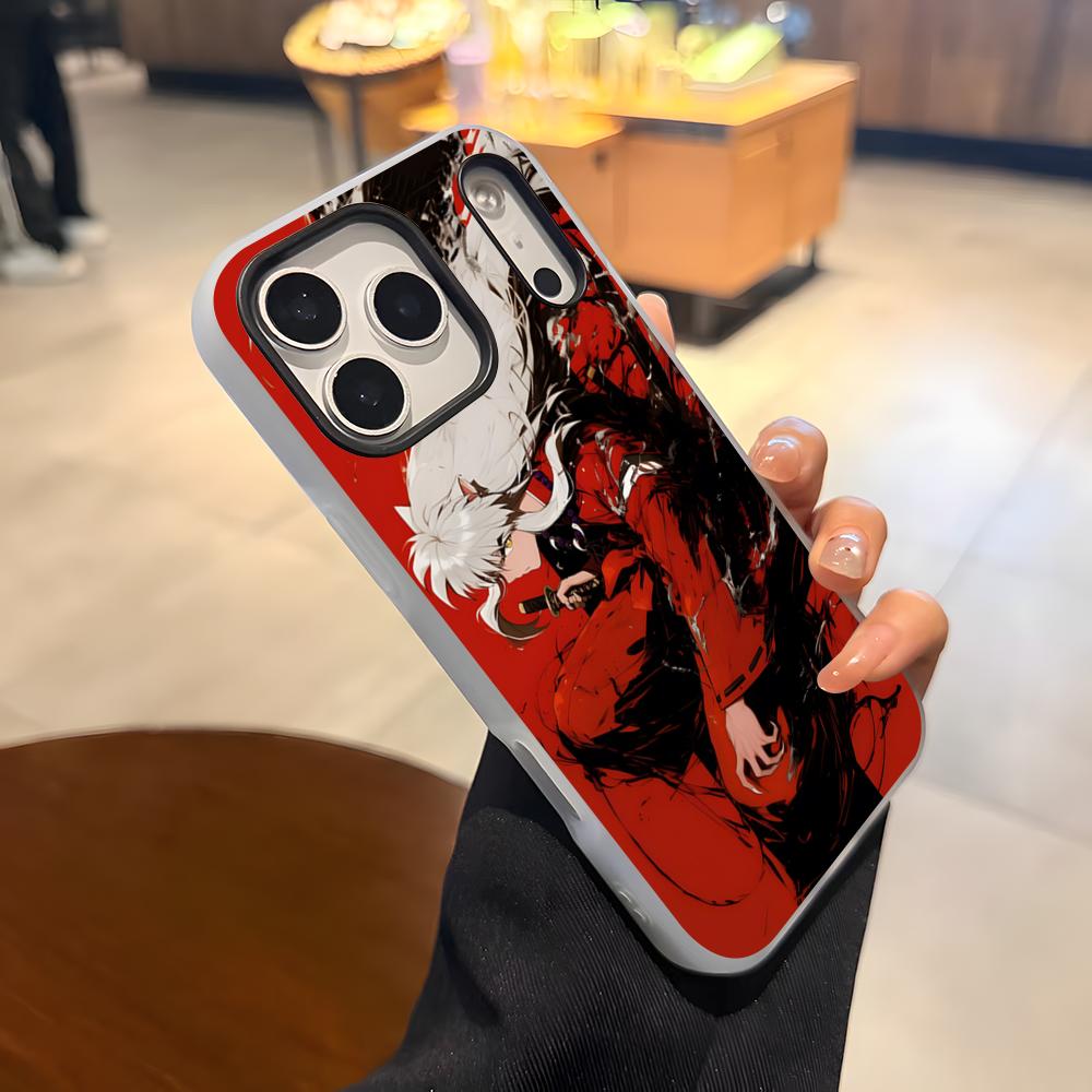 

Anime I-Inuyasha Phone Case For IPhone 17 Air 16 E 15 14 Plus 13 12 11 Pro Max Jelly 2 In 1 Protective Case iPhone 12